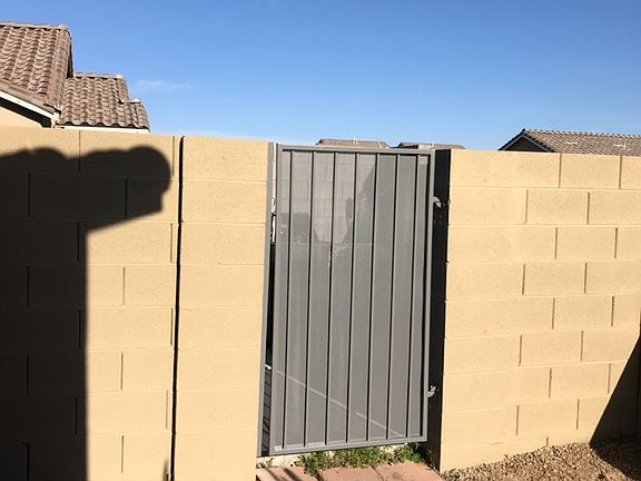 New Gate & wall painted also