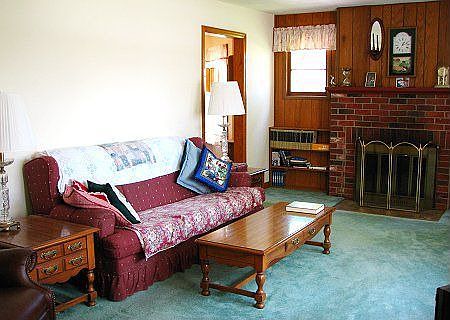 Carpeted Living Room