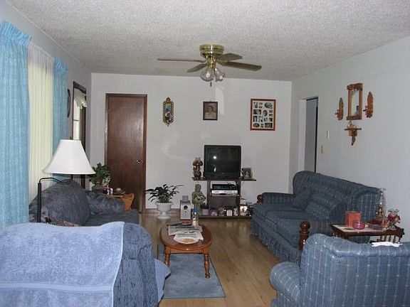 Spacious Living room with wood floors
