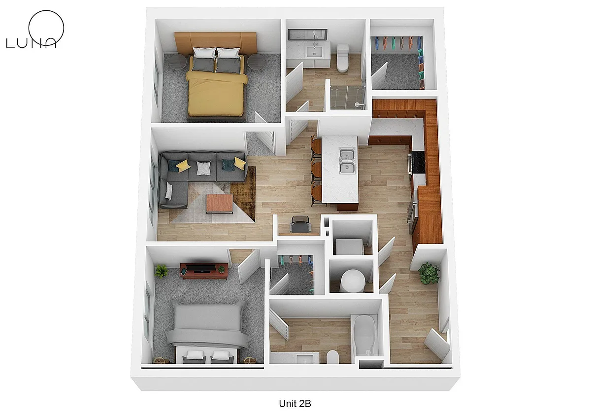 Floor plan 2B