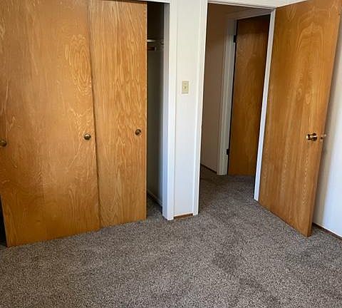 Bedroom 1 with 2 door sliding closet