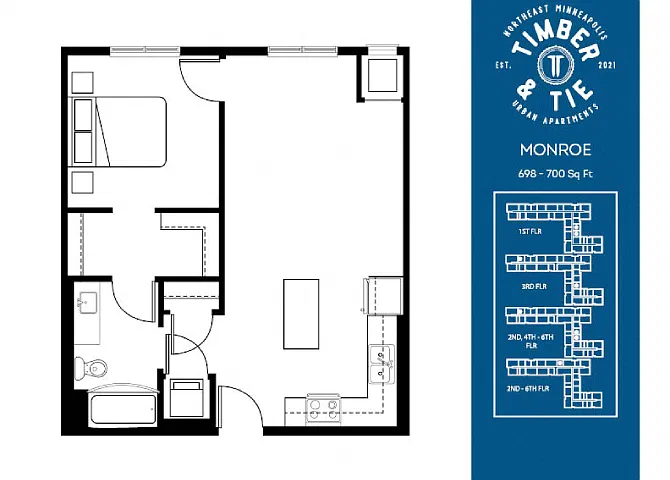 Floor plan Monroe