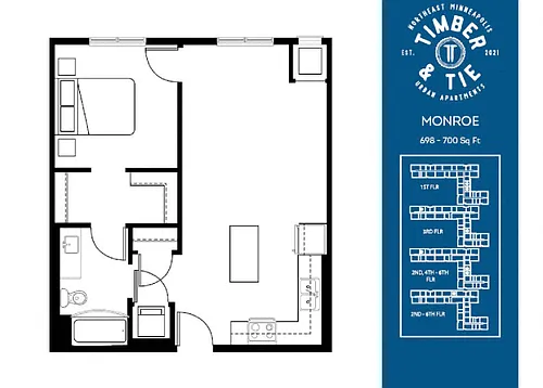 Floor plan Monroe