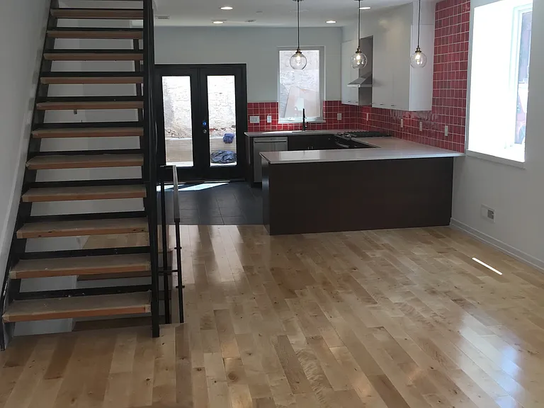 First floor facing kitchen