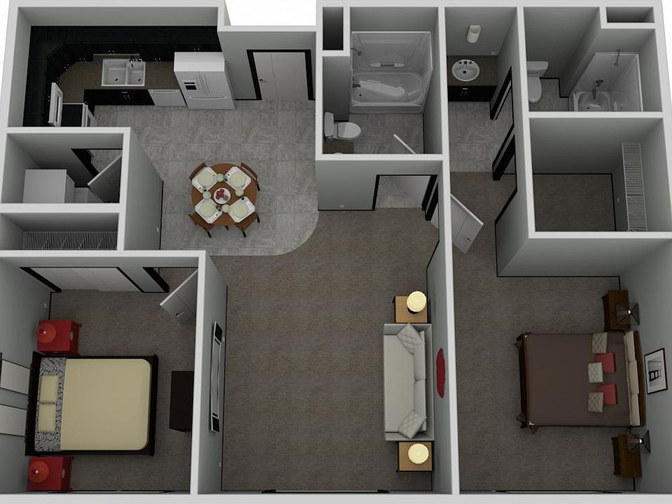 2 bed
