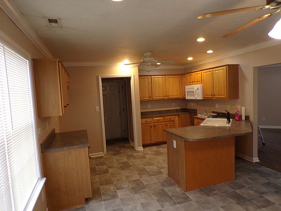 Kitchen with new flooring