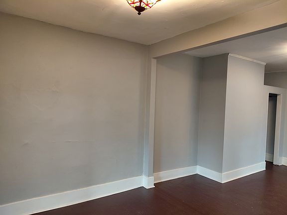 Living space with closet.