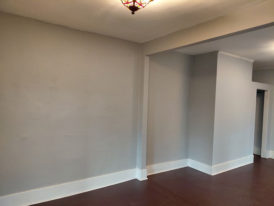 Living space with closet.