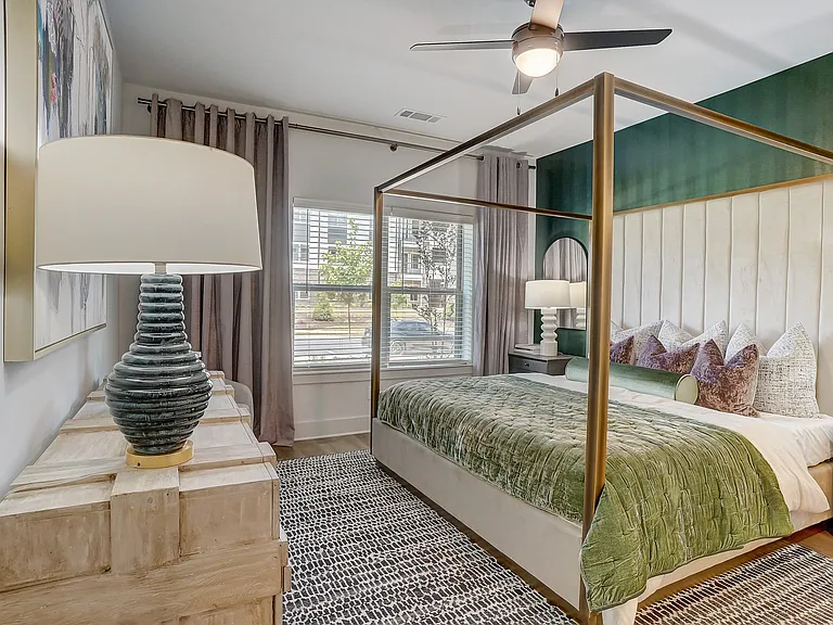 Large Bedroom with Window and Bathroom Access