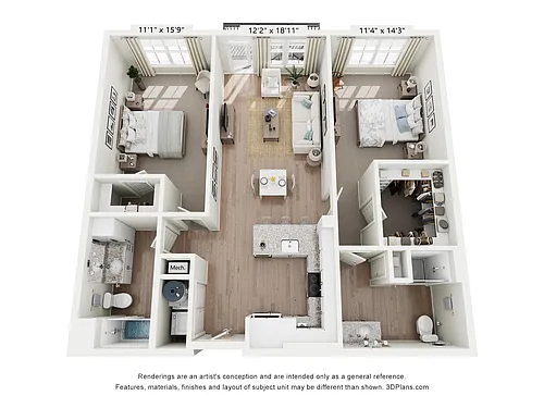 Floor plan B1A - Lagoon ALT