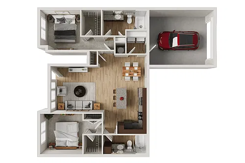 Floor plan Woodland