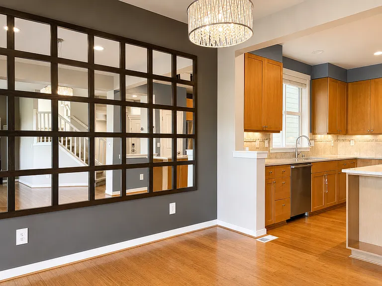 Dining and kitchen