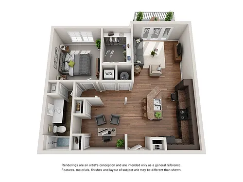 Floor plan Retreat A6 - The Parthenon