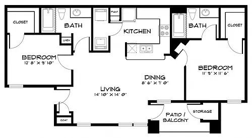 Floor plan B1
