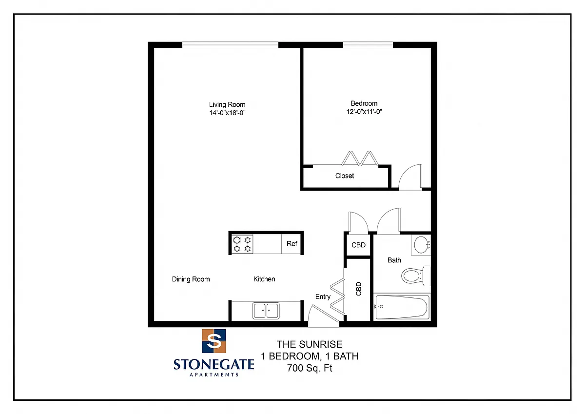 Floor plan The Sunrise