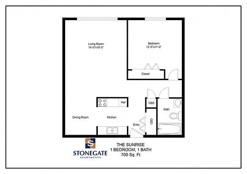 Floor plan The Sunrise