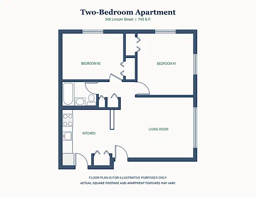Floor plan 2BR