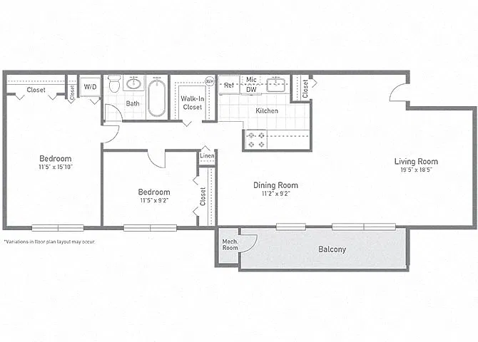 Floor plan Potomac