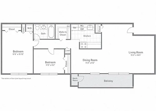 Floor plan Potomac