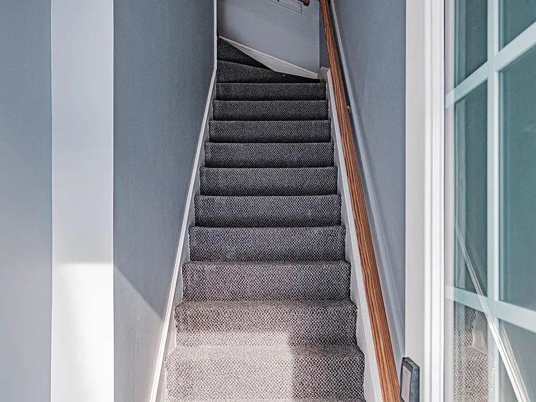 Private rear entrance with keyless entry