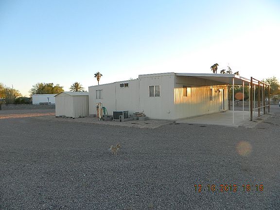 North side of property