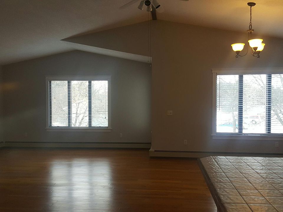 Living and dining view from hallway