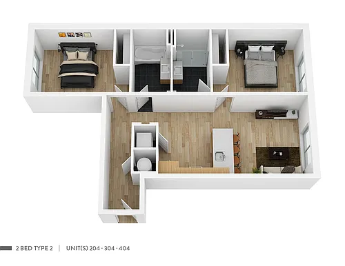 Floor plan 204-404