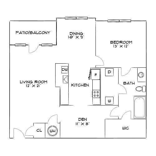 Floor plan Design 1C
