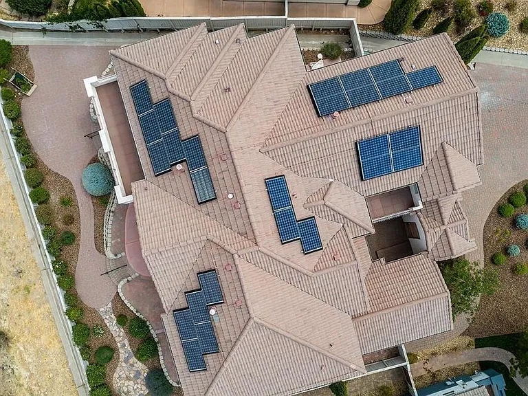 Top view of home