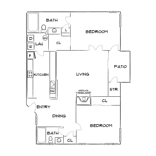 Floor plan Design 2B