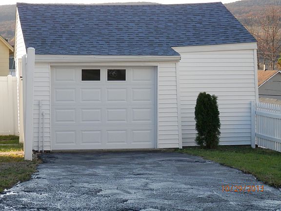 Garage and driveway