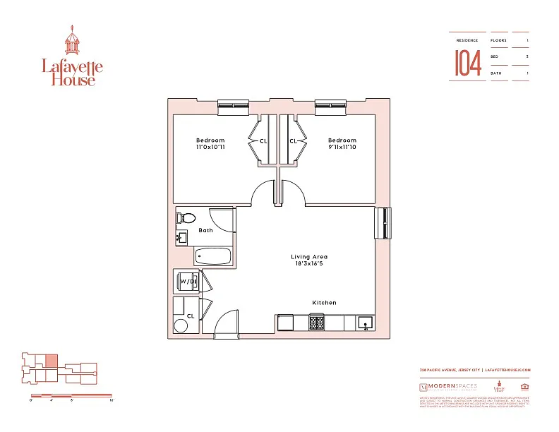 Floor plan 04 - 2 bed