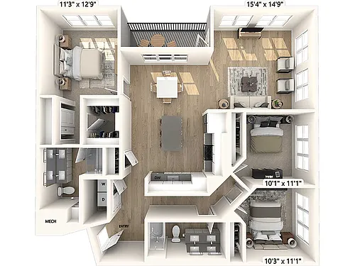 Floor plan C3