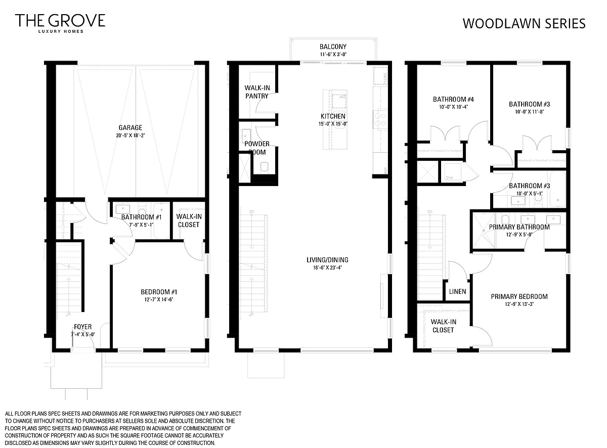 Floor plan Woodlawn Series