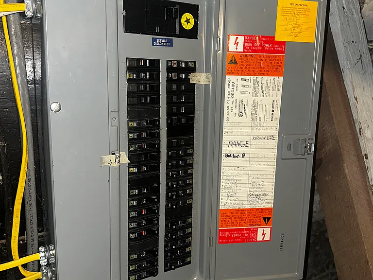 Updated electrical panel