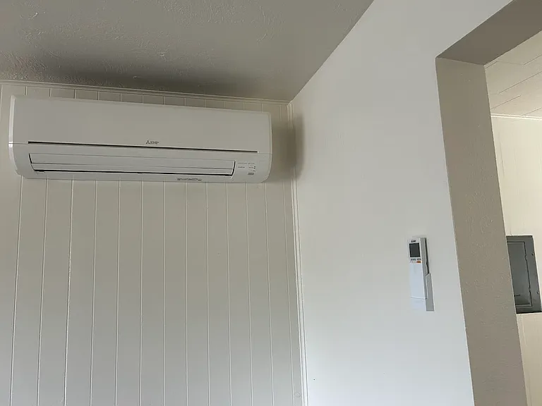 Newer ductless unit including AC