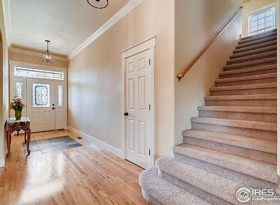 Stairs to the private office/den