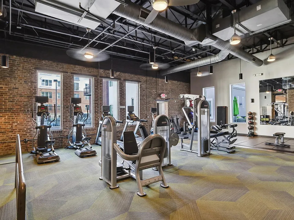 The Melrose Apartments Fitness Center in South Nashville