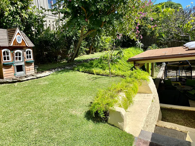 A yard for outdoor entertainment and a small dog under 25 pounds is negotiable with a pet deposit.