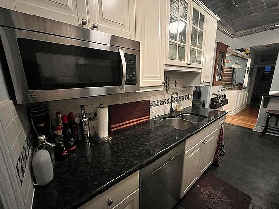 Long kitchen view