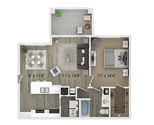 Floor plan A1