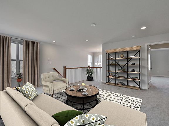 Upstairs Loft Offers Additional Living Space