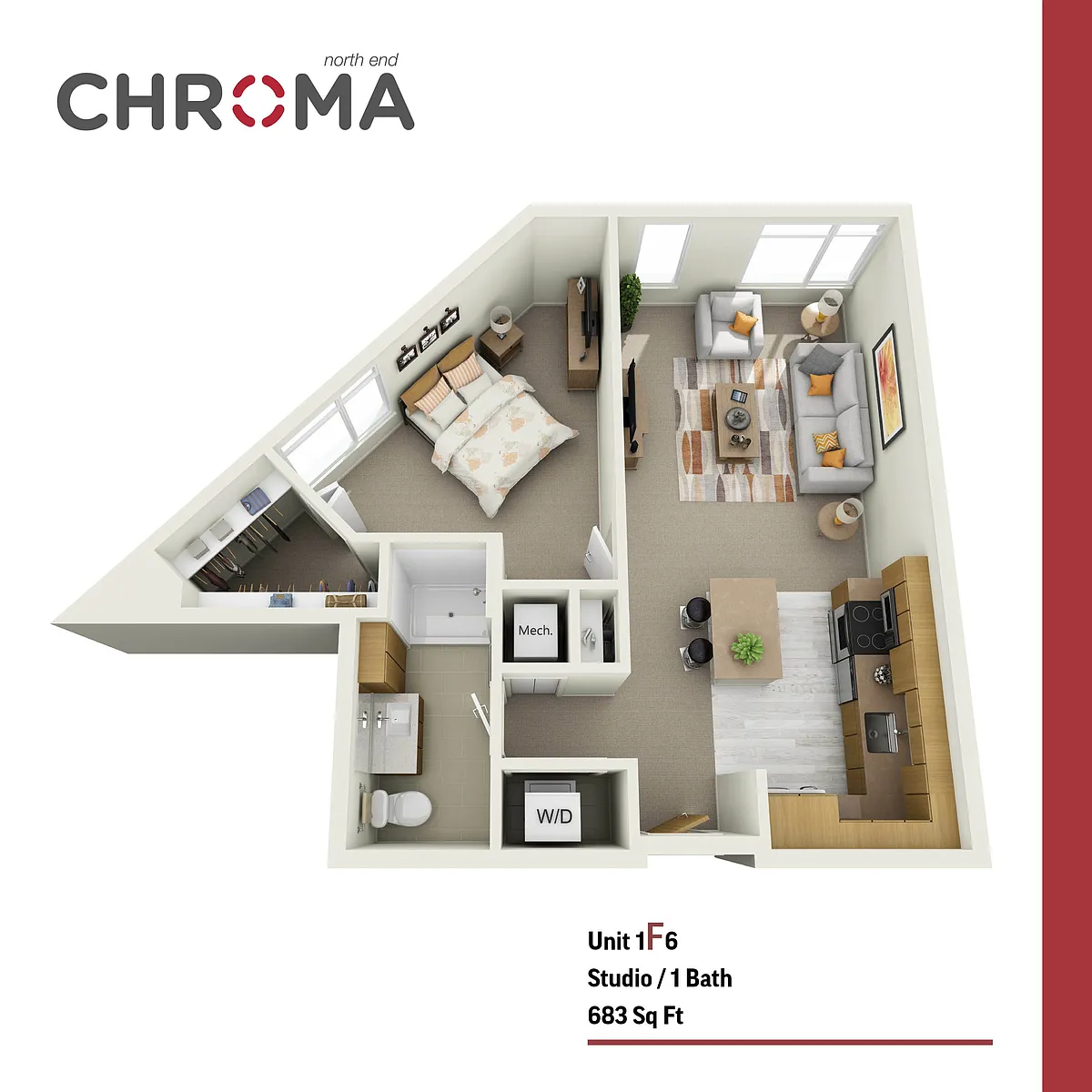 Floor plan 1F6