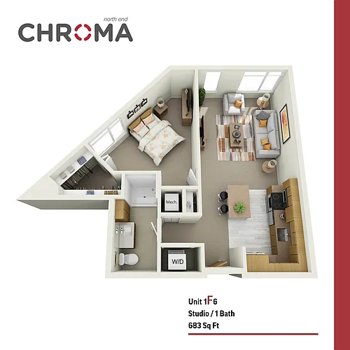 Floor plan 1F6