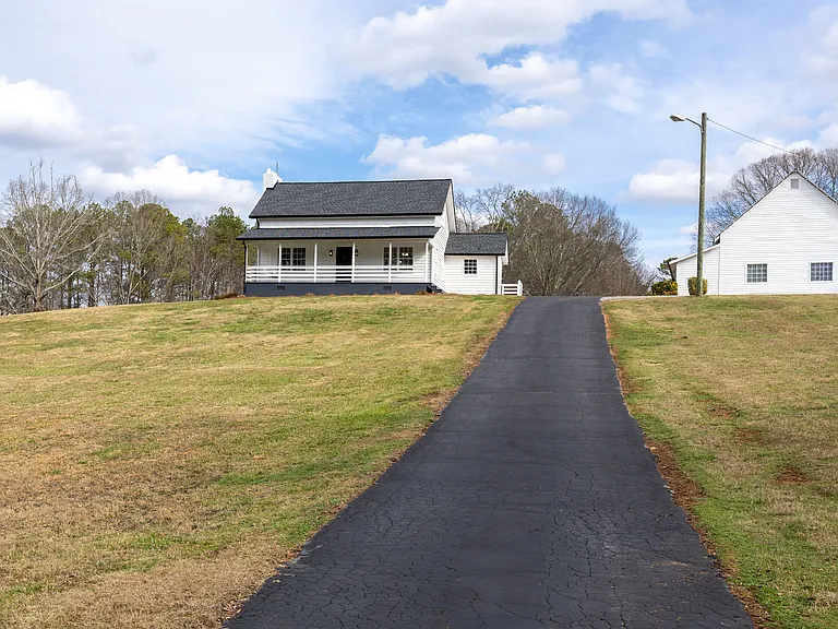 Driveway Entrance to the Property