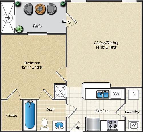 Floor plan A1L