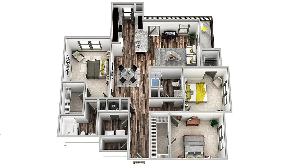 Floor plan C1