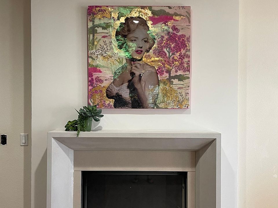 New Montbello firebox & Stone Surround