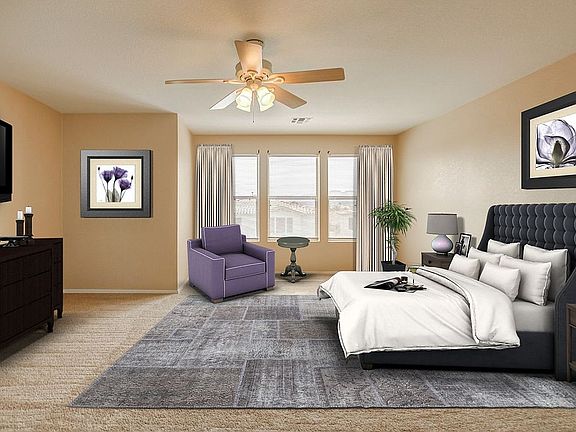Staged Master Bedroom