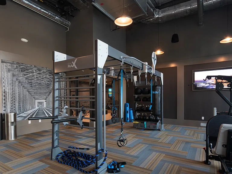 Train your way in our fully equipped strength gym featuring premium machines and free weights.